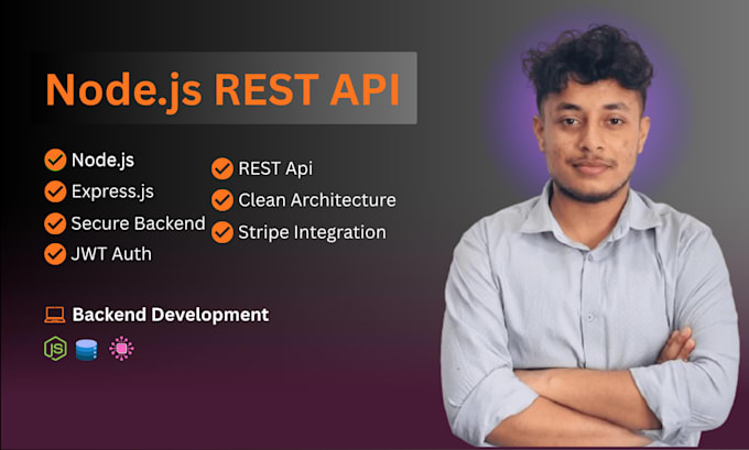 develop a secure nodejs rest api using express and mongodb