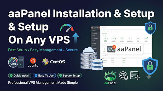 new install and fix aapanel on any vps server
