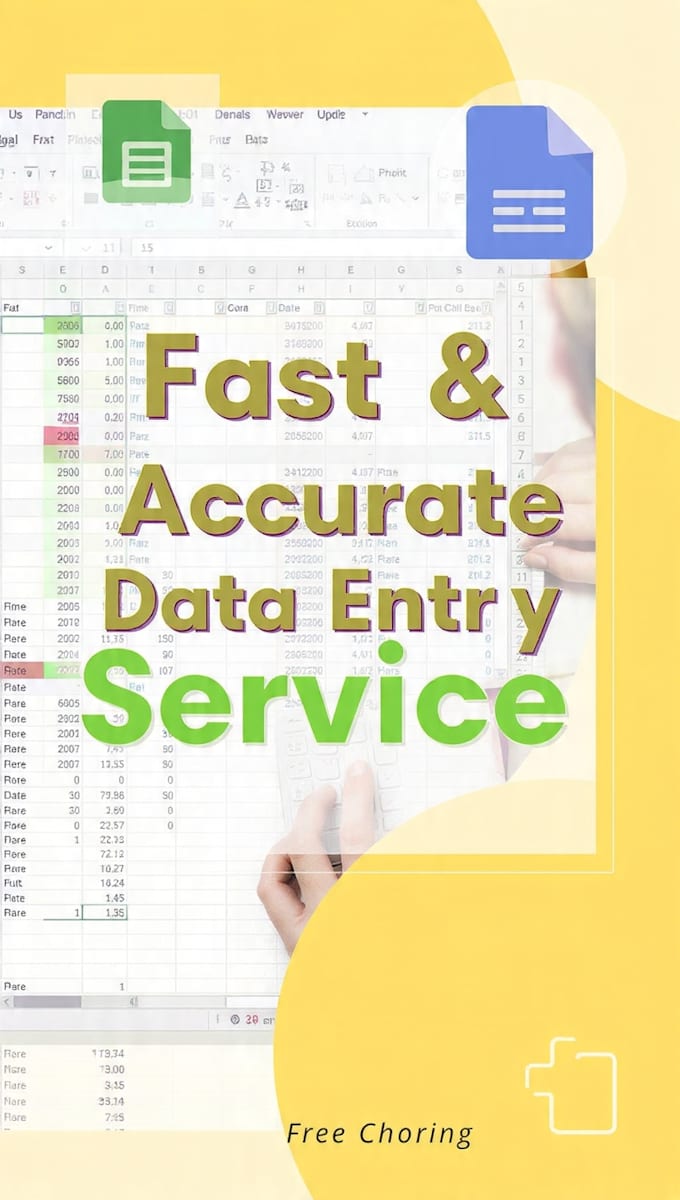 do fast and accurate excel data entry and copy paste work