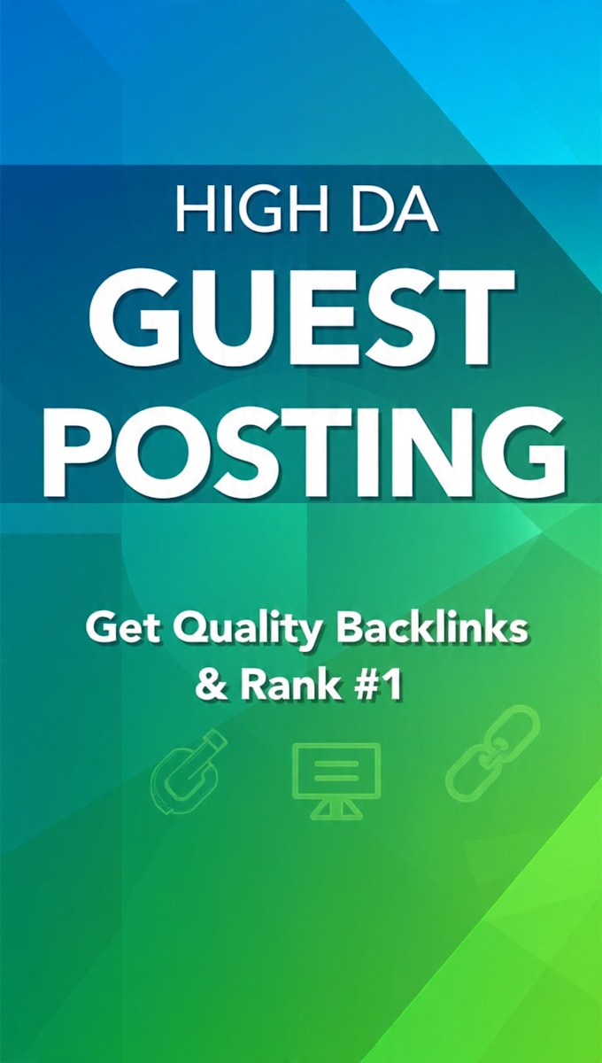do guest post outreach and get high da backlinks