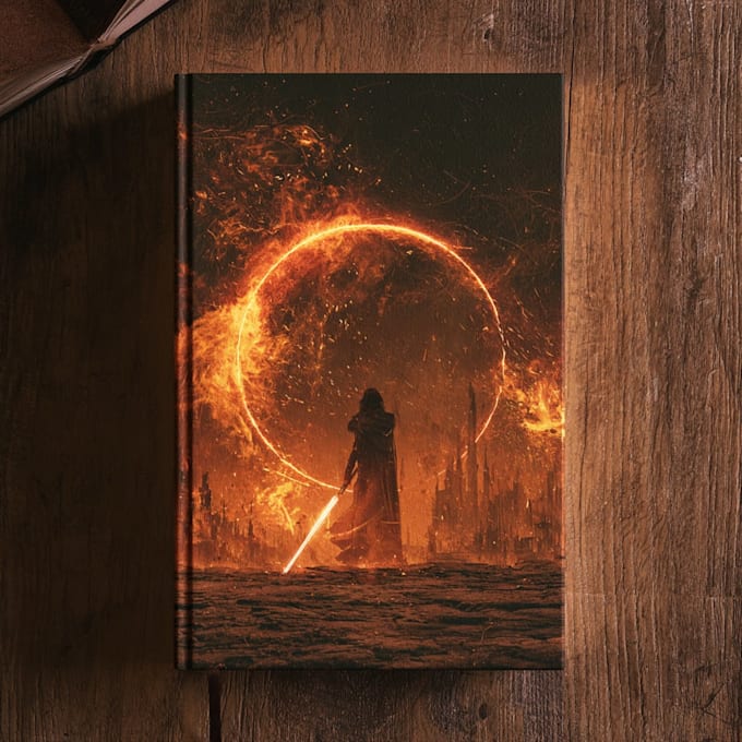 fantasy book cover design or fantasy book cover