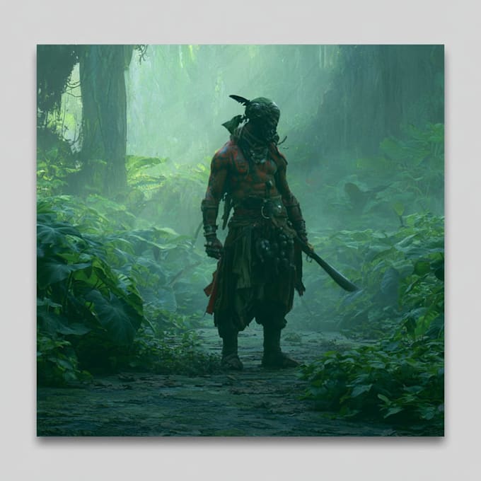 create a amazing fantasy custom illustration