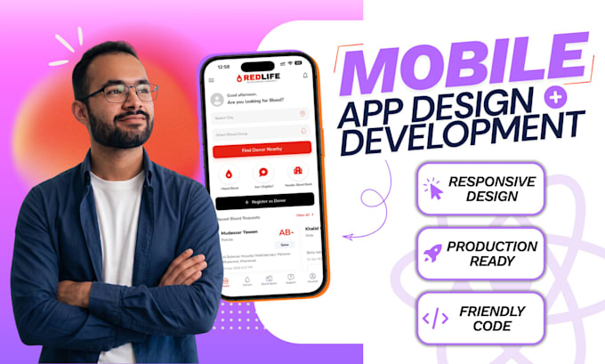 develop your ios and android app using react native and expo
