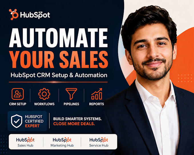 setup hubspot CRM and automate your b2b sales