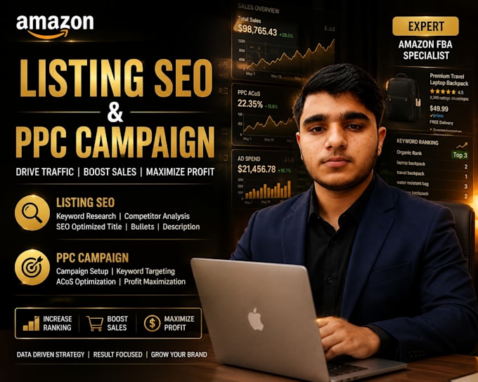 optimize your amazon listing with SEO keywords