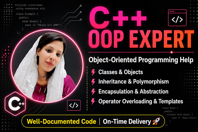 do c plus plus programming, oop, and data structures tasks