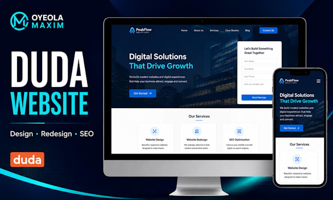 design duda website redesign duda developer and SEO