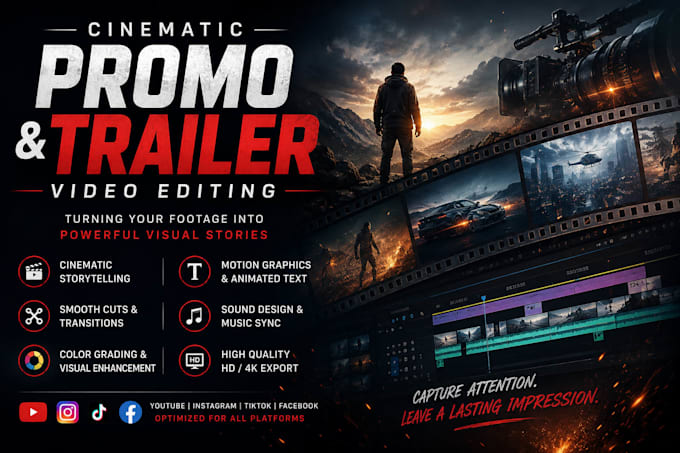 do promo and trailer edit for your short films