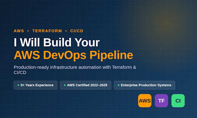 build aws devops cicd pipeline with terraform
