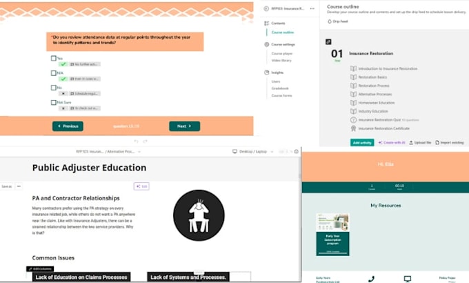 set up learnworlds membership website upload learnworlds course and subscription