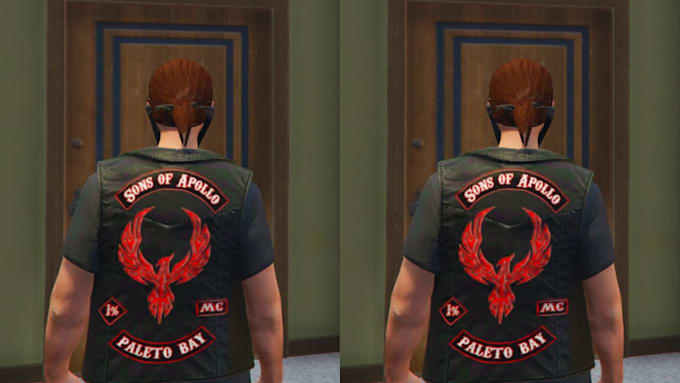 create custom fivem mc kuttes biker vest flag mc vest mc patch kuttes