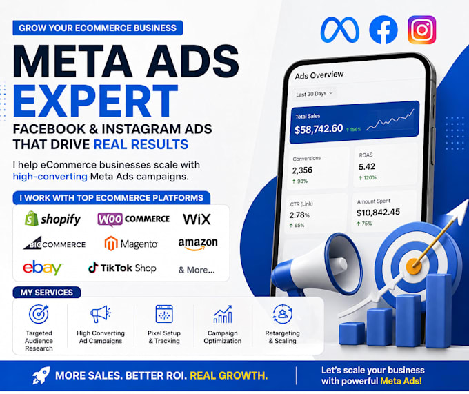 create and manage high converting facebook meta ads