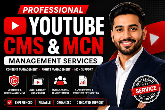 setup your youtube cms and mcn together with monetization requirement