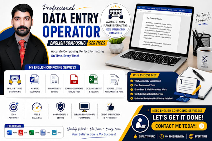 be your virtual assistant for data entry, copy paste