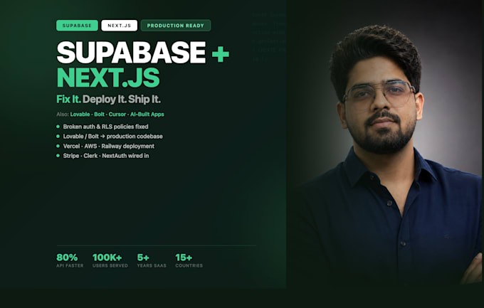 fix and deploy your lovable, bolt, or supabase nextjs app