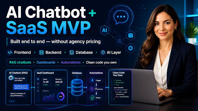 build an ai app and ai websites and ai saas
