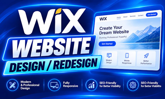 do wix website design wix website redesign wix website development wix website