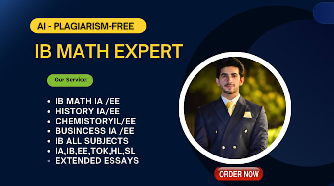 help you with ib math ia, business ia, chemistry ia, history ia, sl hl
