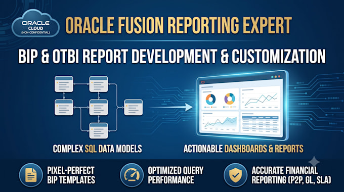 develop and customize oracle fusion bip and otbi reports
