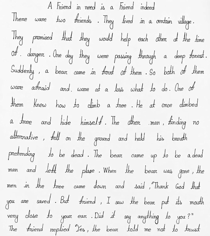 write neat and beautiful handwritten notes