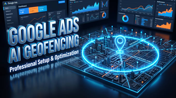 set up hyper local google ads geofencing using ai