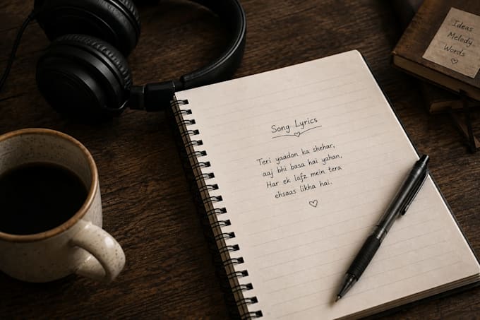 write original hindi urdu song lyrics