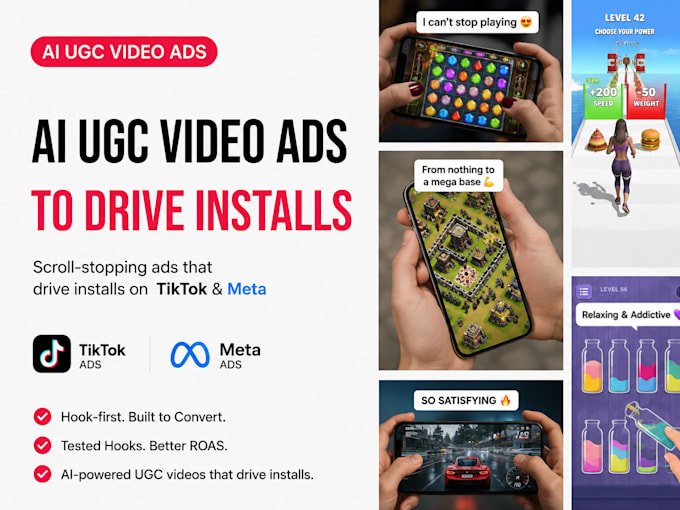 create ai ugc ads for your game or app with screen recording