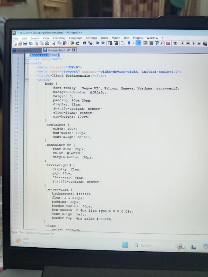 fix HTML CSS bugs and customize your website