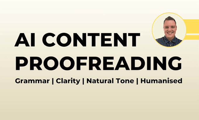 professionally proofread and edit your ai generated content