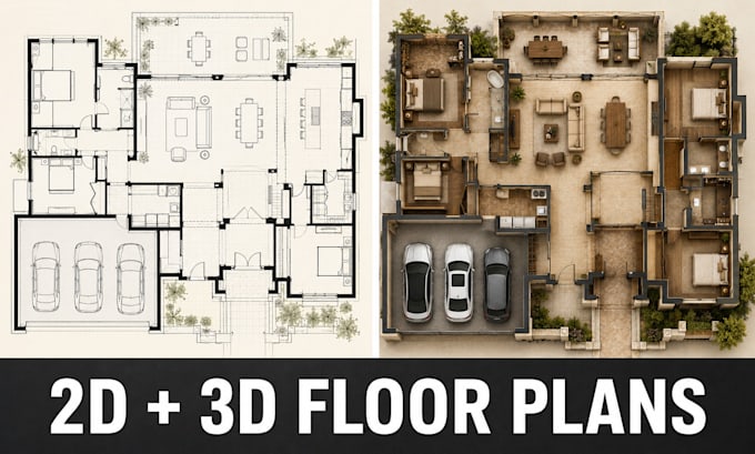 redraw your sketch or pdf into an accurate autocad floor plan