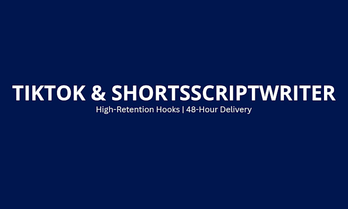 write engaging tiktok and short form video scripts