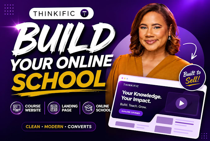 build thinkific course website thinkific landing page redesign thinkific website