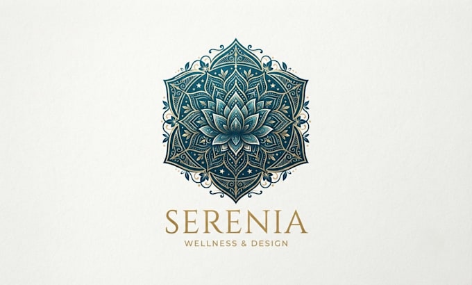 design a beautiful mandala logo for your brand