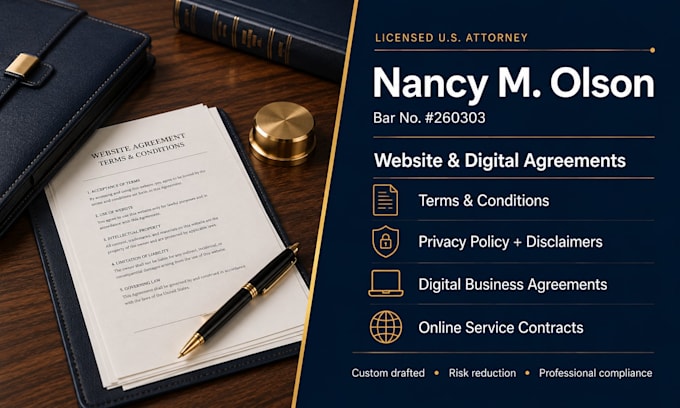 draft premium website terms and conditions agreements