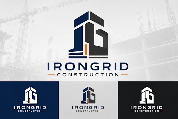 design a geometric construction logo for your company