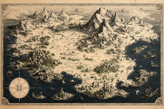 draw a map illustration for you