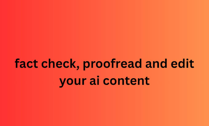 factcheck your ai document proofread your document or thesis