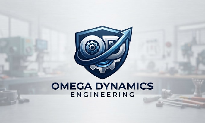 design a professional mechanical logo for engineering brand