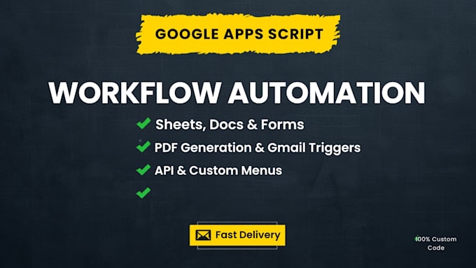 create custom google apps script automation sheets and documents