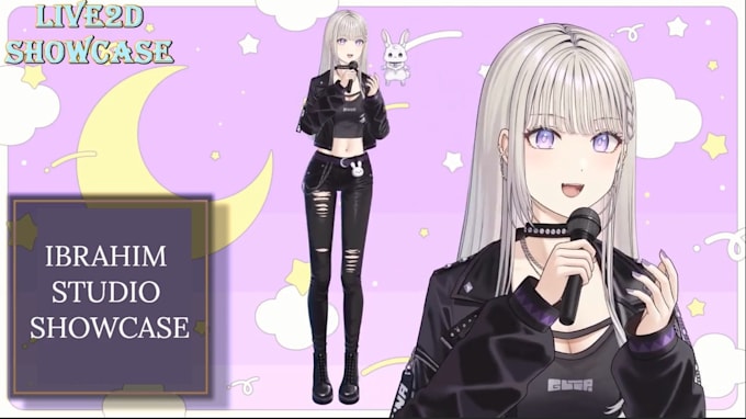 draw and rig a ready to stream live2d vtuber avatar anime vtuber model live 2d