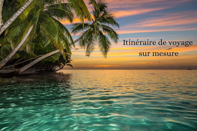 create your custom travel itinerary plan