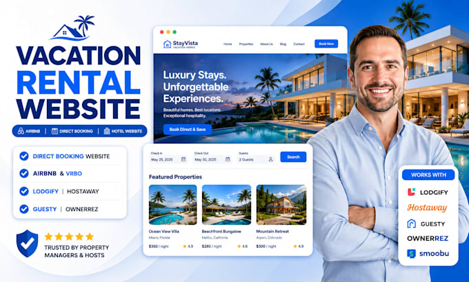 desgn vacation website optimize vacation website travel website fix errors