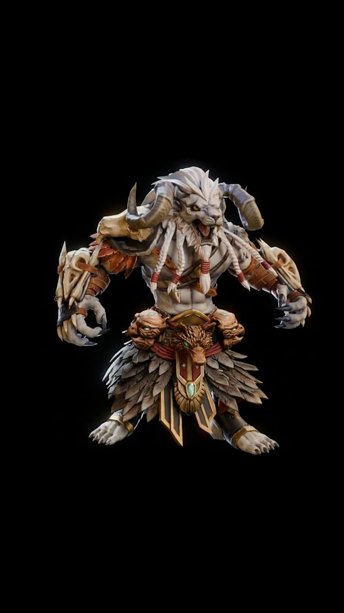 create 3d game ready characters and props
