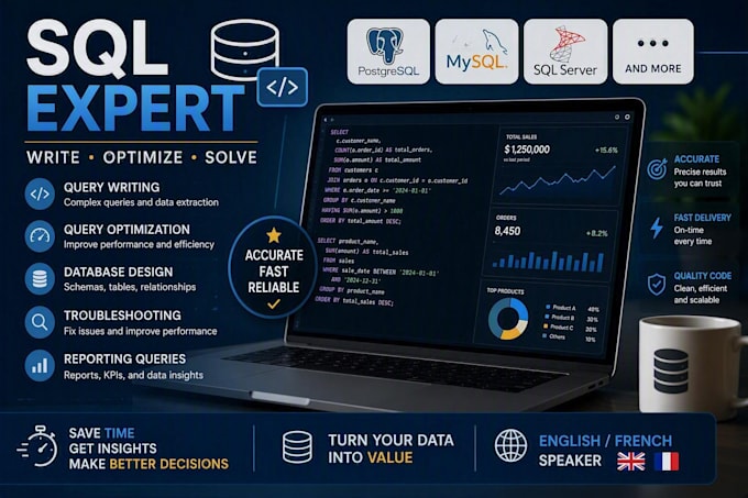 write and optimize sql queries