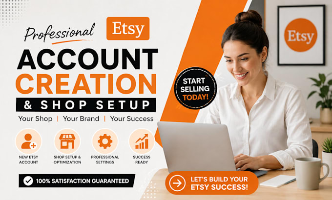 do etsy account creation, unsuspendable etsy seller account, etsy listing