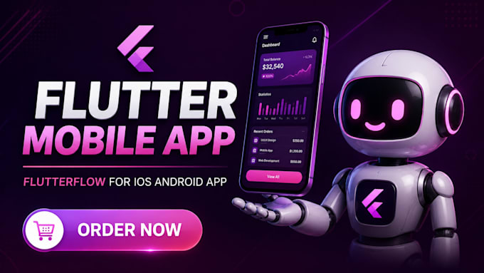 develop flutter mobile app, flutterflow for ios android app