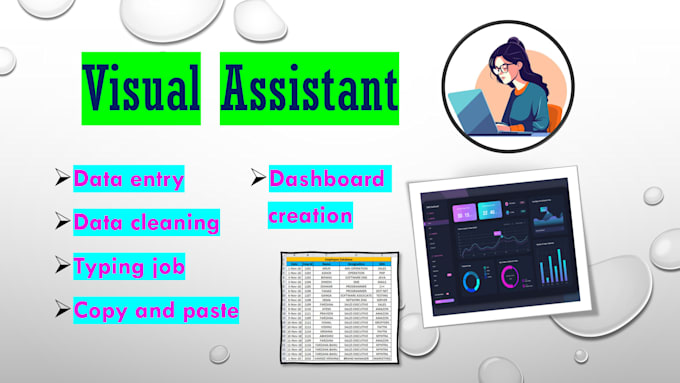 do data entry work data cleaning dashboard creations