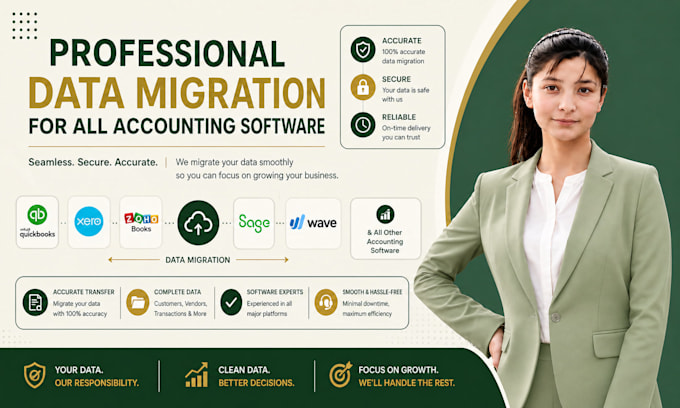 do professional data migration for all accounting software
