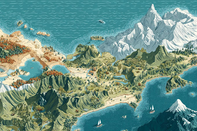 make vector map designs