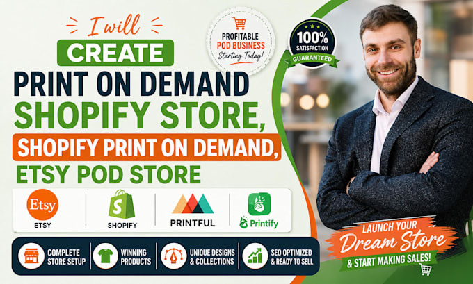 create print on demand shopify store, shopify print on demand, etsy pod store